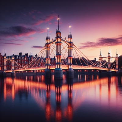 Albert Bridge » Die charmante Brücke mit viktorianischer Eleganz in London