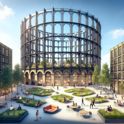 Gasholder Park » Einzigartiges Design und städtische Erholung in King's Cross