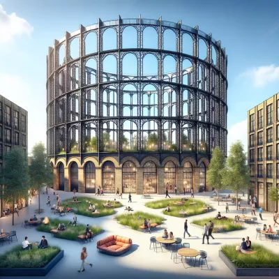 Gasholder Park » Einzigartiges Design und städtische Erholung in King's Cross