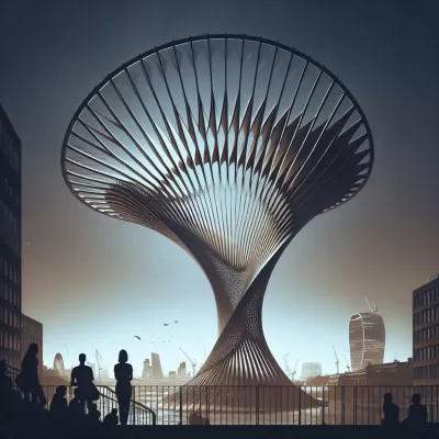 The Fan Bridge » Innovatives Design und seine Rolle in Londons Stadtbild