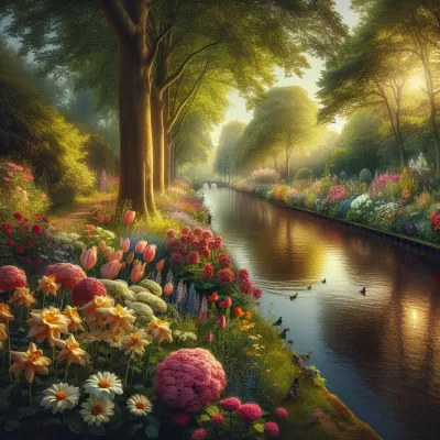 Rembrandt Gardens » Entdecke die ruhigen Kanalufer und wunderschönen Blumenbeete