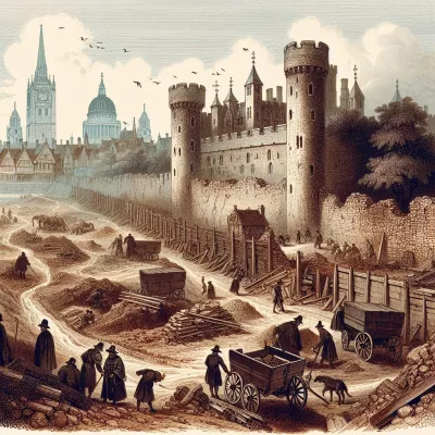 The London Wall » Entdecke die Überreste der alten Stadtmauer und ihre Bedeutung in Londons Geschichte