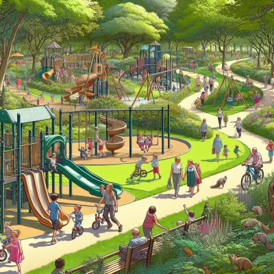 York Gardens » Familienfreundlicher Park mit Spielplätzen und Naturpfaden
