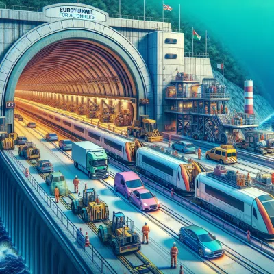 Eurotunnel Auto » Alles, was du über die Fahrt durch den Tunnel wissen musst